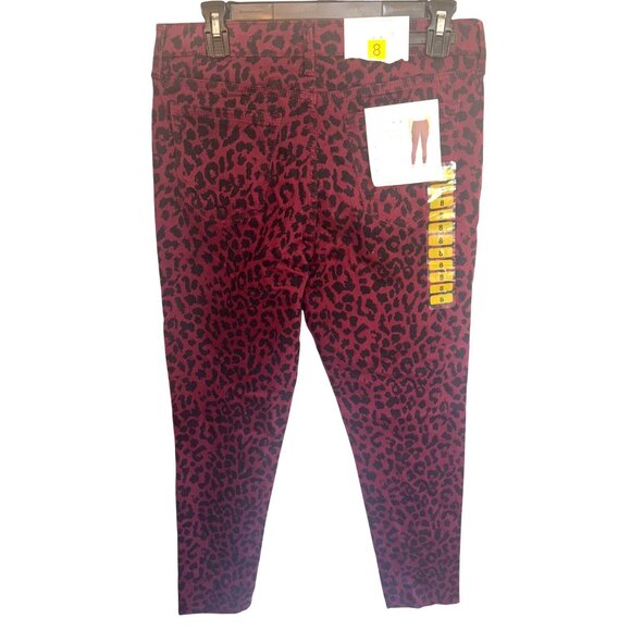 NWT Social Standard By Sanctuary Animal Print Leppard Ankle Skinny Jeans Size 8 - Picture 4 of 14